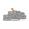 WAGO 2003-6641 Gala plāksne TOPJOB S 2003 sērijai, pelēka, 5.2 mm platums