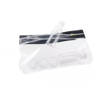 Eichner Slide Lock Bag Caurspīdīgs/Melns 10 gab.