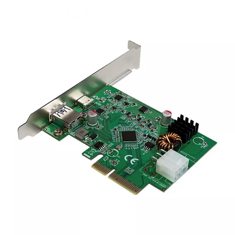LogiLink PCI Express USB 3.2 karte, 5 Gbps, 2 ārējie + 3 iekšējie USB-A porti