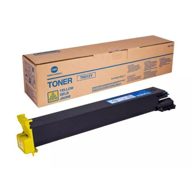 Konica Minolta TN-312Y Original Yellow Toner Cartridge (12 000 lappušu)