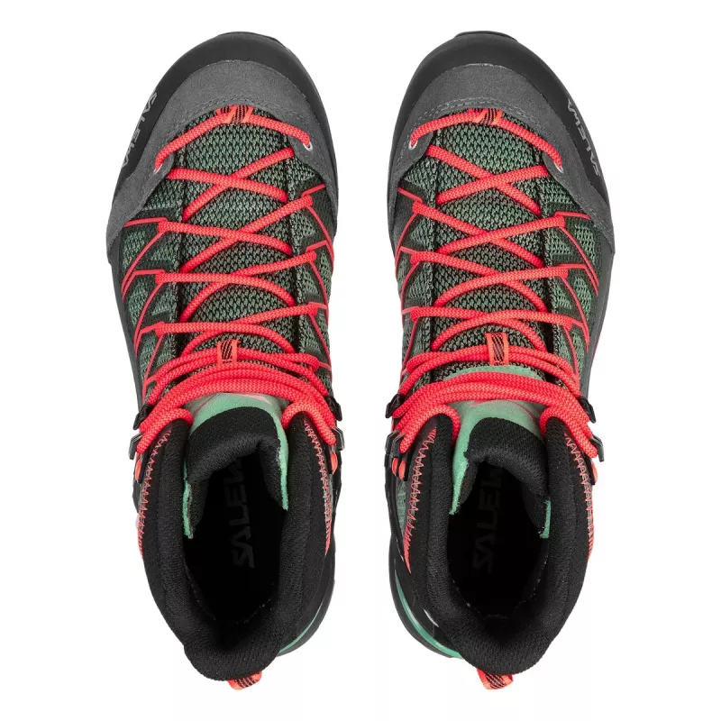 Salewa Mountain Trainer Lite Mid GTX Sieviešu pārgājienu zābaki - Zaļi (Malta/Lagoon) Izmērs 36.5