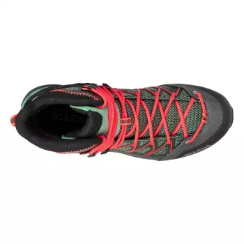 Salewa Mountain Trainer Lite Mid GTX Sieviešu pārgājienu zābaki - Cactus/Fluo Coral - EU 40.5