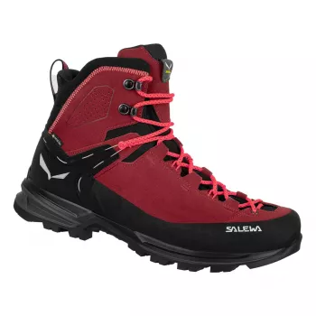 Salewa MTN Trainer 2 Mid GTX Sieviešu pārgājienu zābaki - Red Dahlia/Black - UK 5 (EU 38)