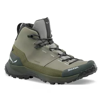 SALEWA Shoes Puez Shadow Olive UK 11 Vīriešu pārgājienu zābaki