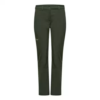 Salewa Puez Dolomia 2 Pants Women's Softshell Bikses - Tumši Olīvzaļa, S izmērs