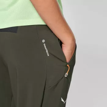 Salewa Pedroc 5 Dst Pant Sieviešu Softshell Bikses - Tumši Olīvu, S Izmērs