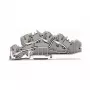 WAGO 2005-7642 Caurplūdes spaiļu bloks, 4 mm², 32 A, 400 V, pelēks, CAGE CLAMP