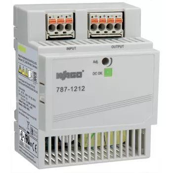 WAGO 787-1212 Komutācijas barošanas bloks DIN sliedei 60 W 24 V 2,5 A