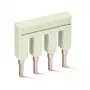 WAGO 2002-407 2-vadu DIN sliedes spaiļu bloks, 25A, 800V, pelēks