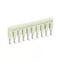 WAGO 2002-410 Caurplūdes spaiļu bloks, CAGE CLAMP, 24 A, 800 V, pelēks, 50,4 x 19 x 4,1 mm