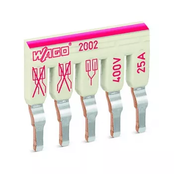 WAGO 2002-475 Caurplūdes spaiļu bloks, TOPJOB S, 2,5 mm², pelēks, DIN sliedes montāžai