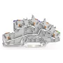 WAGO Installation Terminal Block 2203-7646 with Push-button 2,5 mm² Grey
