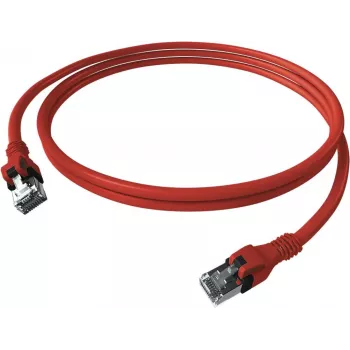 EasyLan saCon DualBoot Patch Cable S/FTP Red 3.00m Cat.6A