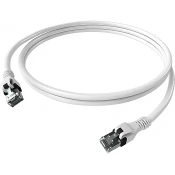 EasyLan saCon DualBoot Patch Cable Cat.6A S/FTP White 2.0m
