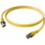 EasyLan saCon DualBoot Patch Cable Cat.6A S/FTP Yellow 7.5m