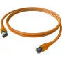 EasyLan FlexBoot Cat.6 S/FTP Patch Cable Orange 7.5m