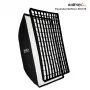 Walimex Pro Softbox Essential 80x120 cm Taisnstūra Softbox ar Bowens stiprinājumu, Sudraba iekšpuse, Difuzori, Pārnēsāšanas soma