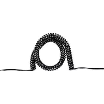 Bachmann Spiral Cable H05VV-F 3G1.5 Black Smooth Cut - Cable