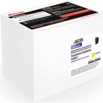 Edding EDD-6039 dzeltena saderīga tonera kasetne, kas aizstāj Lexmark 70C2HY0