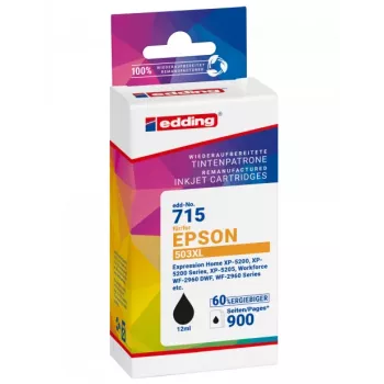 EDDING saderīga tintes kasetne melna Epson 503XL T09R1 (18-715)