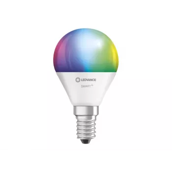 LEDVANCE SMART+ WiFi LED spuldze E27 5W 470lm RGBTW 2700-6500K Daudzkrāsaina