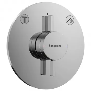 Hansgrohe DuoTurn S Sajaukšanas ierīce slēptai uzstādīšanai, 2 funkcijas, hroms