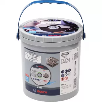 BOSCH POWERTOOLS PRO Nerūsējošā tērauda un metāla griešanas disks, Ø 125 mm, 100 gab. spainī (urbums 22,23 mm, WA 60 T BF)