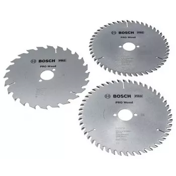 BOSCH Power Tools PRO Wood Circular Saw Blade 190 mm (3 gabalu reklāmas komplekts)