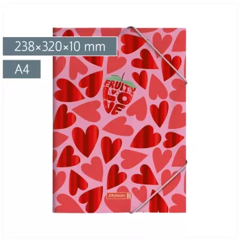BRUNNEN Fruity Love Collection Folder A4 Pink/Red, 1 Piece (1041604522)