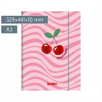 BRUNNEN Fruity Love Collection Folder DIN A3 Pink/Sarkans, 1 gab. (1047030522)