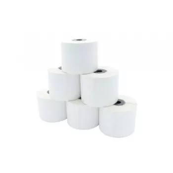 ARTDEV termiskā tiešā etiķešu ruļļa 56x25mm D79mm serde 12/25 1000 etiķetes/ruļļa