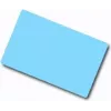 ARTDEV tukša PVC karte - 86 x 54mm 30mil 0.76mm gaiši zila
