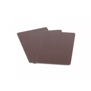 ARTDEV Plastikārts - 86 x 54mm 30mil 0,76mm Tukša - Brūna
