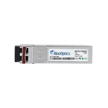 BlueOptics BO35J136S4D saderīgs Finisar FTLX1371D3BCL SFP+ uztvērējs, LC Duplex, 10GBASE-LRM, daudzmodu, 1310nm, 220m