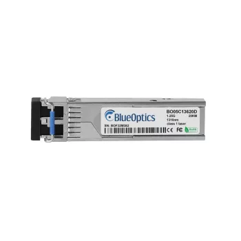 BlueOptics BO05C13620D Compatible Synology SFP-1G-LX-20KM SFP uztvērējs, LC Duplex, 1000BASE-LX, 20 km, vienmoda šķiedra