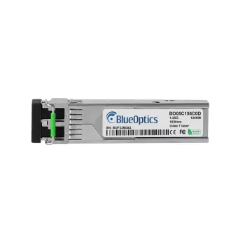 BlueOptics BO05C156C0D saderīgs Ruckus E1MG-LHA-OM-T SFP raiduztvērējs, 1000BASE-ZX, LC Duplex, vienmoda, 70 km