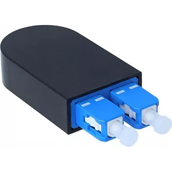 BlueOptics Loopback Adapter SC Duplex Singlemode SM 9/125µm Keramikas Ferrule Zils