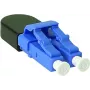 BlueOptics Loopback Adapter LC Duplex Singlemode SM 9/125µm Keramikas Ferrule Zils