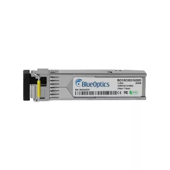 BlueOptics BO15C5531620D Compatible Synology SFP-BXD53-20KM SFP uztvērējs, LC Simplex, 1000BASE-BX, 20 km