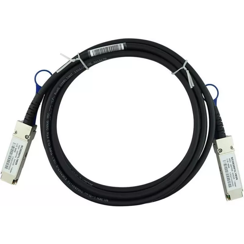BLUEOPTICS Compatible Supermicro CBL-NTWK-0942-MQ28E30M BlueLAN SC282801L3M26 QSFP28 Direct Attach Cable, 100GBASE-CR4, Infiniband EDR, 26AWG, 3 Meter