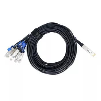 BlueLAN CAB-D-8S-200G-2.5-BL saderīgs Arista DAC 200GBASE-CR8 QSFP-DD uz 8xSFP28 2.5m pasīvs Twinax kabelis
