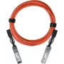 BLUEOPTICS Edge Core ET6402-10DAC-1M saderīgs sadalīšanas tiešā pieslēguma kabelis (DAC) pasīvs 40G uz 4x10G QSFP+ uz 4xSFP+ 1m BlueLAN