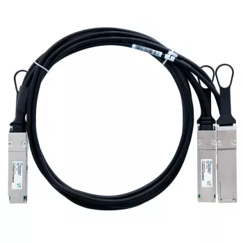 BlueOptics HPE P06248-B22 saderīgs sadalīšanas tiešās pievienošanas kabelis (DAC) pasīvs 200GbE uz 2x100GbE twinaksiālais varš QSFP56 uz 2xQSFP56 3m BlueLAN