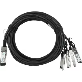 BlueOptics Dell 470-AAGD BlueLAN Passive 40GBASE-CR4 QSFP uz 4x10GBASE-CR SFP+ Direct Attach Breakout kabelis, 1m