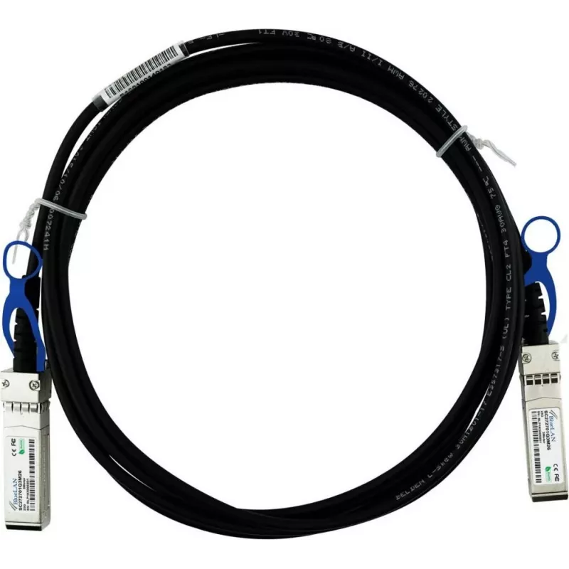 BlueLAN 25GBASE-CR Passive SFP28 to SFP28 Direct Attach Cable, 3m, AWG26, Compatible with NVIDIA 980-9I631-00A02A