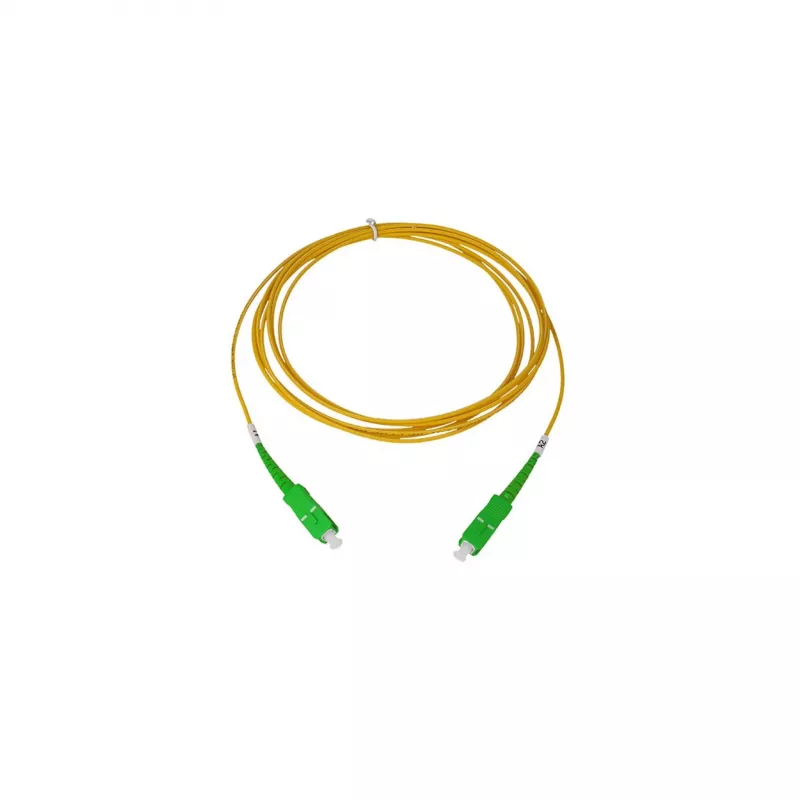 BlueOptics Simplex Fiber Optikas Patch Kabelis SC-APC/SC-APC Vienmoda OS2 20m Zaļš