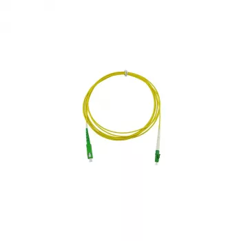 BlueOptics Simplex Fiber Optikas Patch Kabelis, LC/APC uz SC/APC, Vienmoda, 50 m, Zaļš