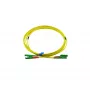 BlueOptics Duplex Fiber Optic Patch Cable E2000-APC to E2000-APC Singlemode 7.5m