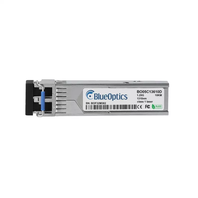 BlueOptics BO05C13610D Compatible SFP Transceiver, 1000BASE-LX, LC Duplex, 10 km, Single-Mode Fiber
