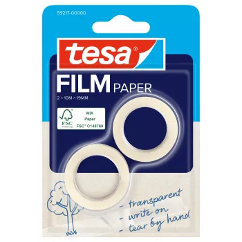 Tesa Film Paper 8x Transparent for Writing Folding